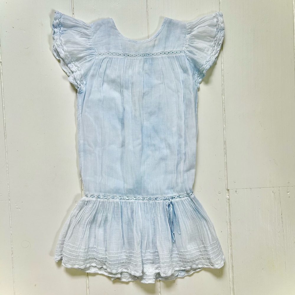 💙 LoveShackFancy Girls 8-9 hand-dyed blue dress 💙